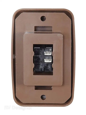 CONTOURED WALL SWITCH BRW