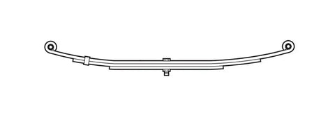 DEXTER AXLE 072-098-00 SPRING  DOUBLE EYE 26E-3500 OVERSLU