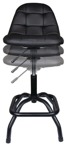 HIGH BACK PNEUMATIC SHOP STOOL