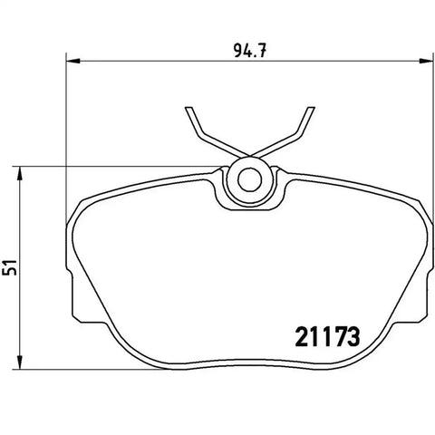 DISC BRAKE PAD SET