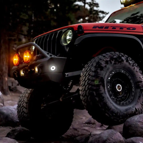 KC HILITE 1358 CYCLONE V2 LED - SINGLE LIGHT - CLE