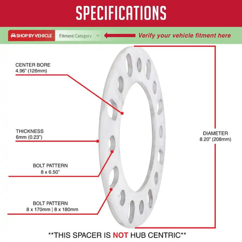 WHEEL SPACER  DIE CAST AL