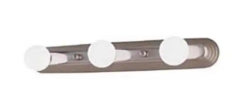 12V 15' 3-BULB SATIN NICKEL COSMETI