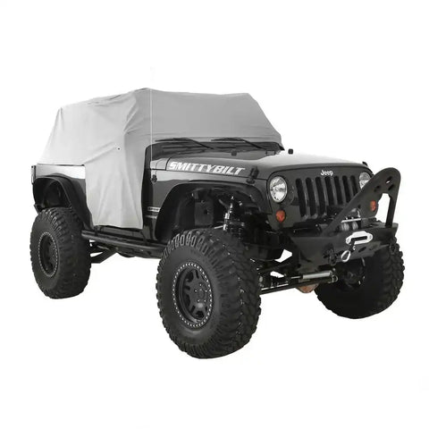 Smittybilt 1068 - Cab Cover W/Door Flap Water Resistant Gray