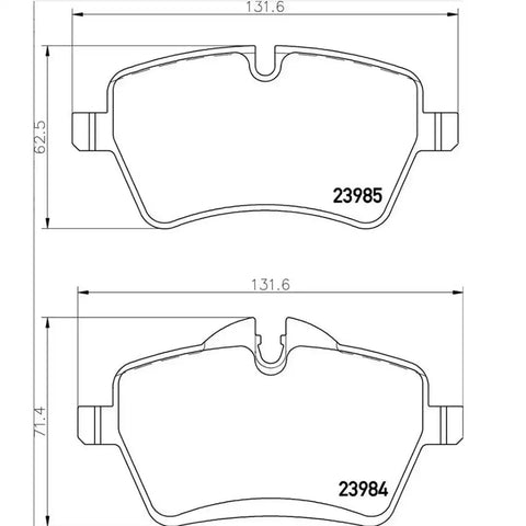 DISC BRAKE PAD SET