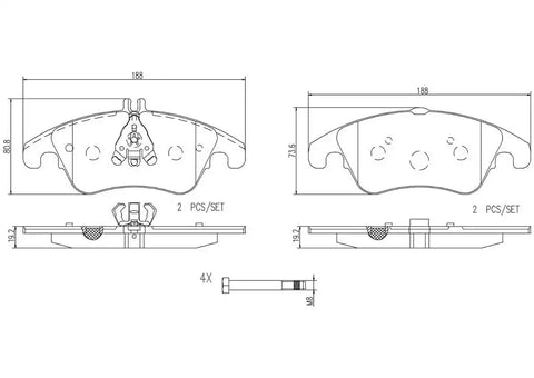 DISC BRAKE PAD SET