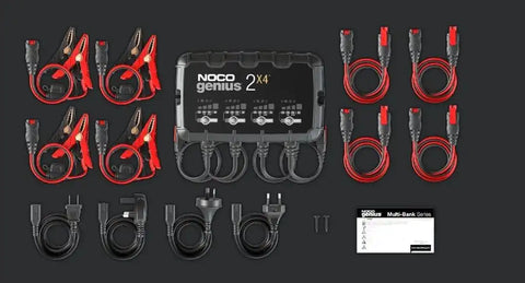8A 4-BANK BATTERY CHARGER