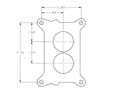 HOLLEY 0-7448 0-7448 350CFM 2BBL