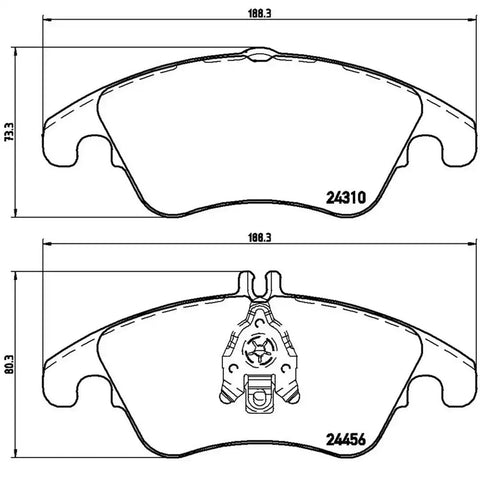 DISC BRAKE PAD SET
