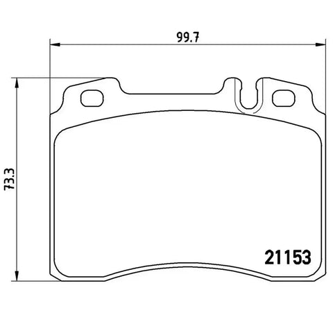 DISC BRAKE PAD SET