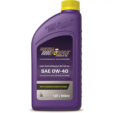 ROYAL PURPLE 11484 MOTOR OIL 0W40 BQ QUART