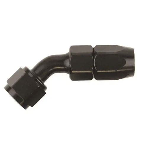 -8AN X 45  BLK HOSE END