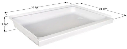 ICON 15245 SHOWER PAN SP2440RH-PW RH DRAIN