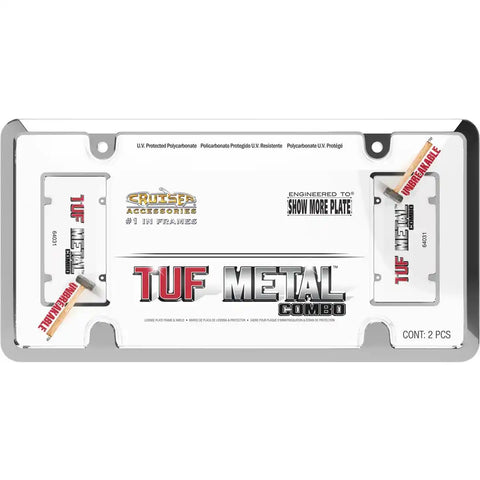 CRUISER 64031 LICENSE PLATE FRAME/SHIELD COMBOS