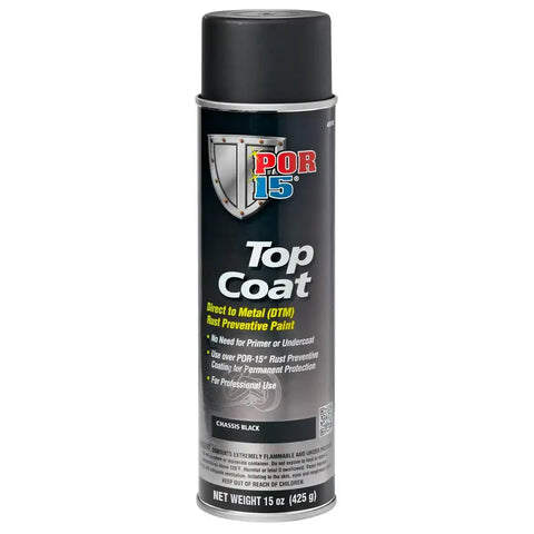 TOP COAT CHASSIS BLACK - AEROSOL