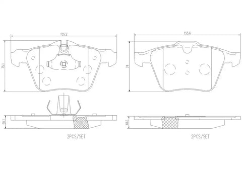 DISC BRAKE PAD SET