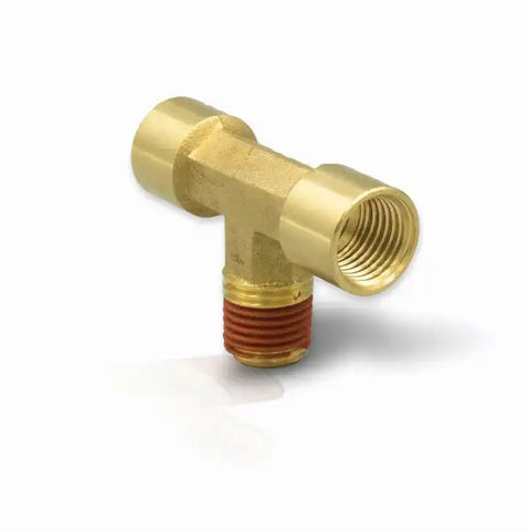 BRASS FITTING  T CONNECTOR  1/4' IN
