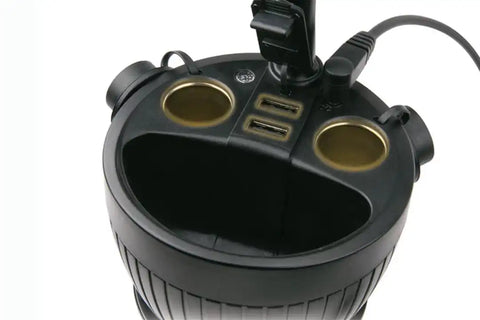 SCOSHE IND. UH2PCUP CUP-HOLDER MOUNT AND CHARGING HUB