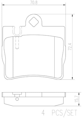 DISC BRAKE PAD SET