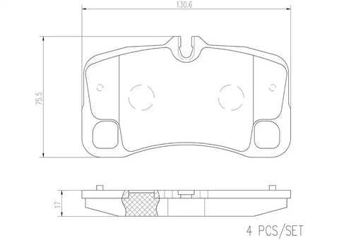 DISC BRAKE PAD SET