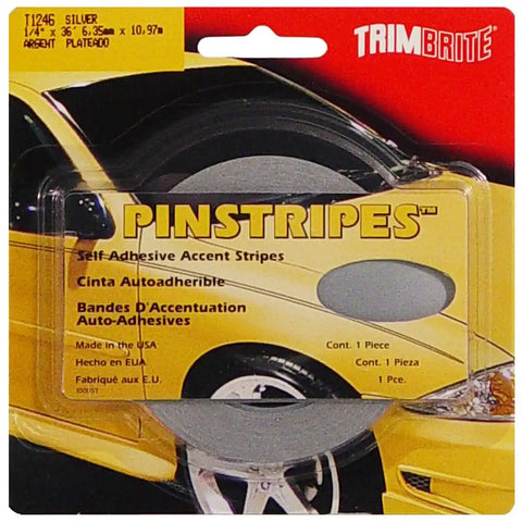 TRIMBRITE T1246 TRIM STRIPE 1/4 SILVER