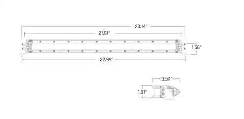 RIGID Industries 920414 - SR-Series 20in. SAE Driving Amber