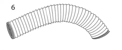 3' SANI-CON INLET HOSE