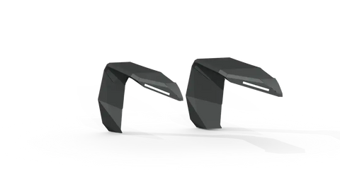 ROAD ARMOR 518AFFWB STEALTH FENDER FLARE BODY ARMOR; FR