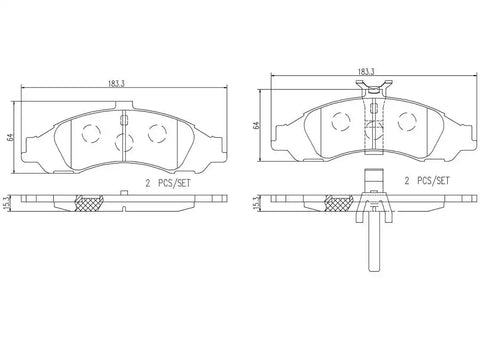 DISC BRAKE PAD SET