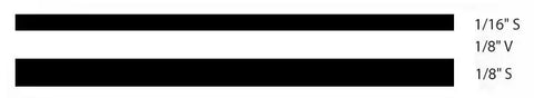 MULTISTRIPE 5/16'TAPE BLK