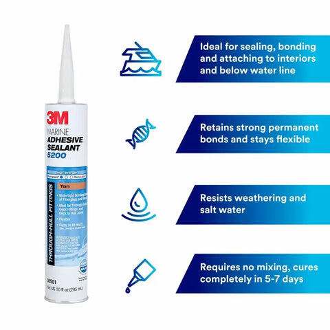 3M  MARINE ADHESIVE SEALANT 5200 TA