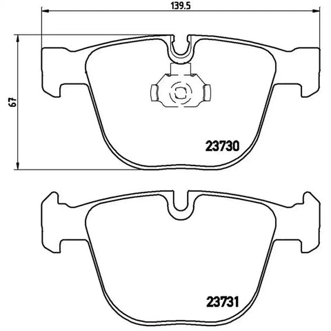 DISC BRAKE PAD SET