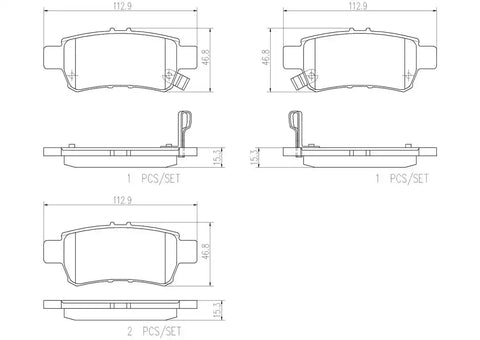 DISC BRAKE PAD SET