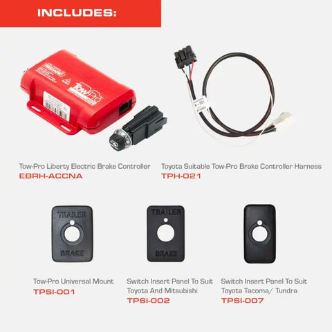 Redarc CIKTP-NA-004 TOW-PRO LIBERTY COMPLETE TOYOTA KIT