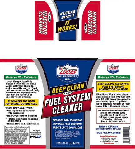 LUCAS OIL 10512 DEEPCLEAN 16 OZ