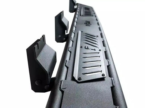 N-Fab NBJ184-TX Running Board Roan Powder Coat Textured Black Steel Unlighted R