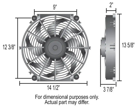 14' ELECTRIC FAN