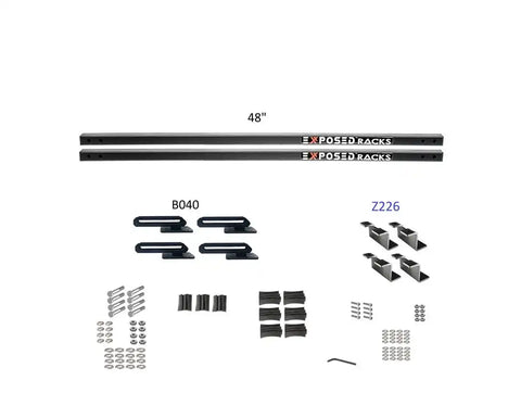 EXPOSED RACK 8-00-7673-BK SLD(2)48'BK+B040+Z226