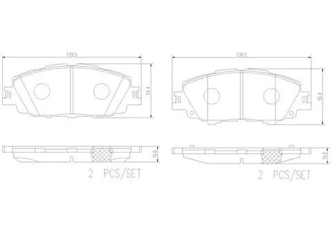 DISC BRAKE PAD SET