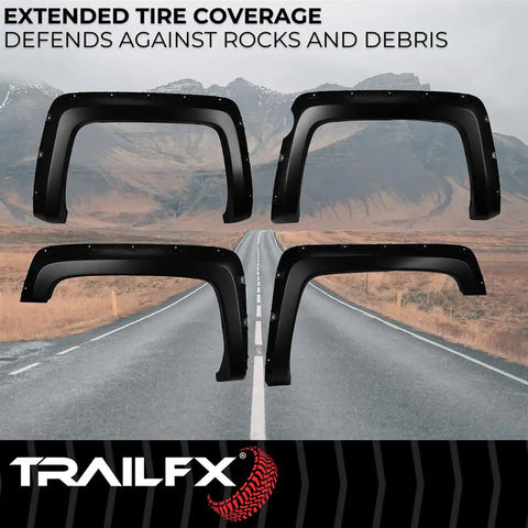 TRAILFX TFC3004S POCKET STYLE FLARE SMOOTH SET OF 4