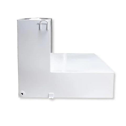 80 GAL WHITE STEEL L TANK