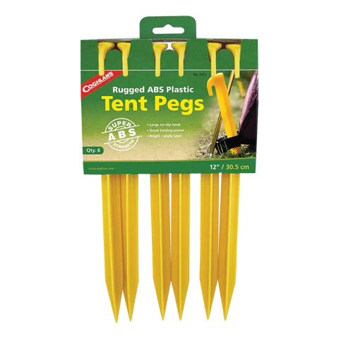 6PK 12' TENT PEGS