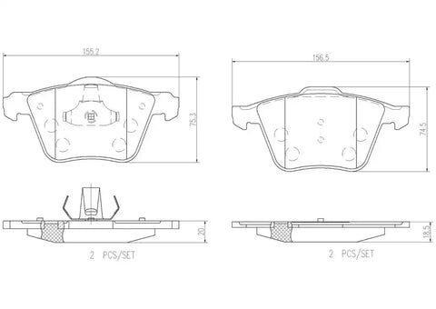 DISC BRAKE PAD SET