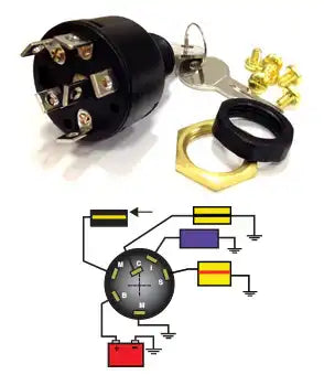 SIERRAMARINE MP41000 3 POSITION MAGNETO POLYESTER 6 SCRE