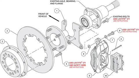 FDL RR DRAG DRILLED ROTR