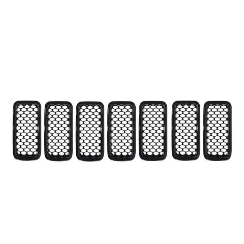 Coast To IWCGI503BLK Grill Overlay Mesh OEM Look Painted Gloss Black ABS Plastic