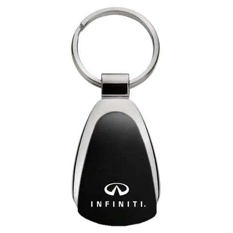 AUTO GOLD KCK.INF BLK TEARDROP KEY FOB