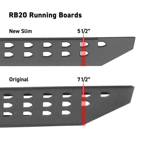 GO Rhino 69443280SPC Powder Coated Running Boards 24-25 Tacoma Double Cab