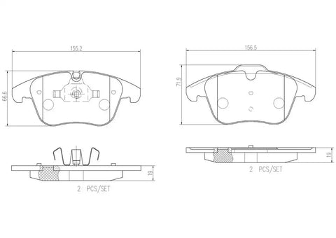 DISC BRAKE PAD SET