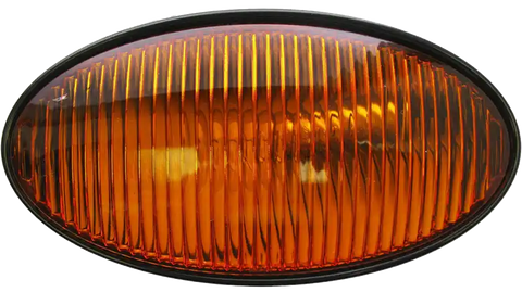 PORCH OVAL W/O SWITCH; BLACK BASE: